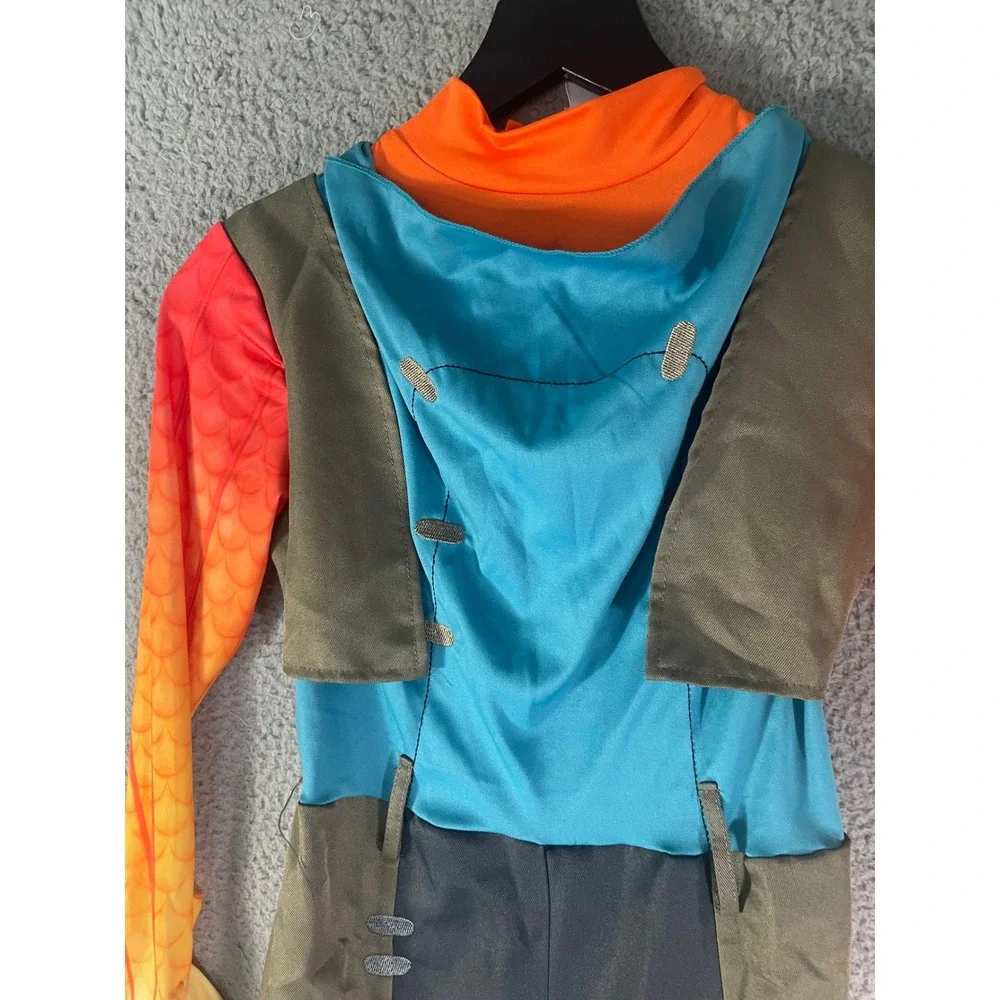Fortnite Fishstick Costume Kids Medium 8-10 Spirit Halloween Jumpsuit